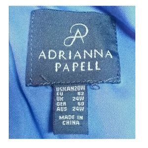Adrianna Papell Dresses - Adrianna Papell Periwinkle Blue Dress Size 20W Adrianna Papell Dresses - Adrianna Papell Periwinkle Blue Dress Size 20W